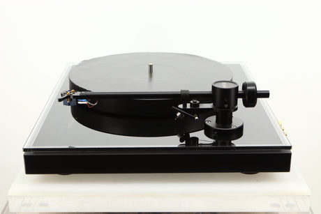 Side view of a used McIntosh MT2 Turntable