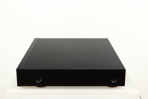 Right side view of a used Melco N1A Music Server in a black finish