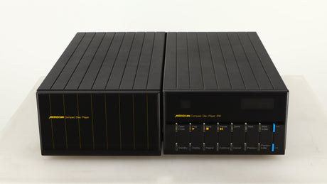 Front view of a used Meridian 200 CD Transport in a black finish