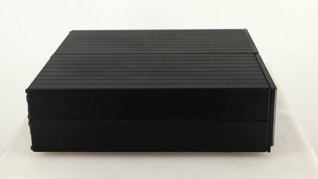 Left side view of a used Meridian 200 CD Transport in a black finish