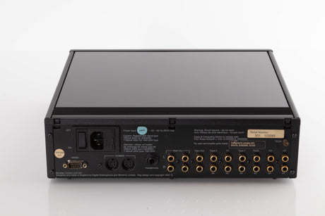 Rear view of a used Meridian 501 Pre Amplifier