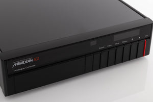 Close up view of a used Meridian 502 Pre Amplifier