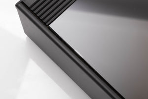 Close up view of a used Meridian 502 Pre Amplifier