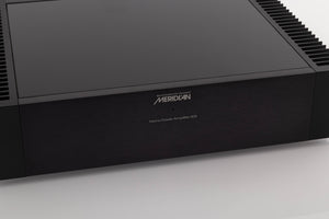 Close up view of a used Meridian 505 Single Monoblock Power Amplifier