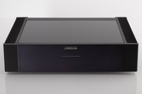 Front view of a used Meridian 505 Single Monoblock Power Amplifier