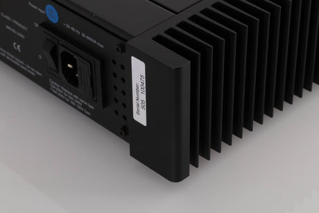 Rear right corner view of a used Meridian 505 Single Monoblock Power Amplifier