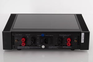 Rear view of a used Meridian 556 Stereo Power Amplifier