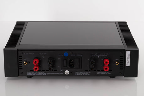 Rear view of a used Meridian 556 Stereo Power Amplifier