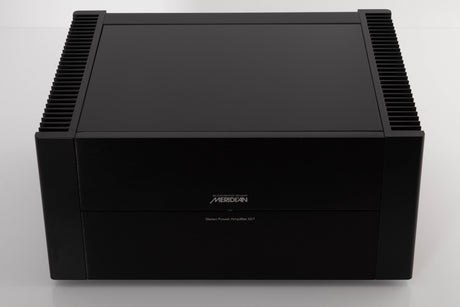 Top view of a used Meridian 557 Stereo Power Amplifier