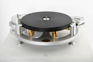Front view of a used Michell Gyro SE Turntable in Silver
