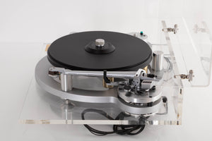 Right side view of a used Michell Gyrodec Turntable / SME IV Tonearm / Transfiguration Phoenix Cartridge