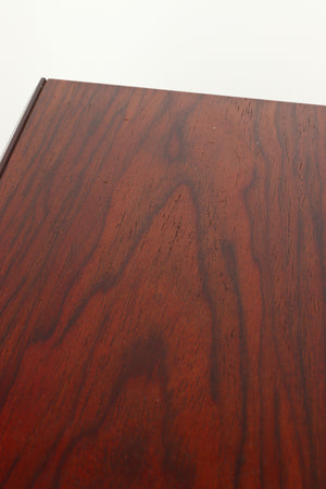 Close up view of a used Mission 751 Standmount Speaker in Rosewood finish