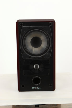 Front view of a used Mission 751 Standmount Speaker in Rosewood finish