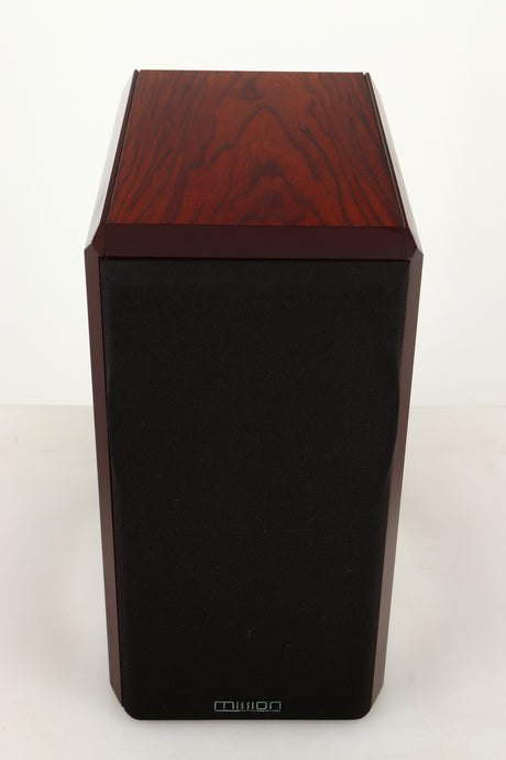 Top view of a used Mission 751 Standmount Speaker in Rosewood finish