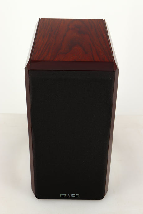 Top view of a used Mission 751 Standmount Speaker in Rosewood finish
