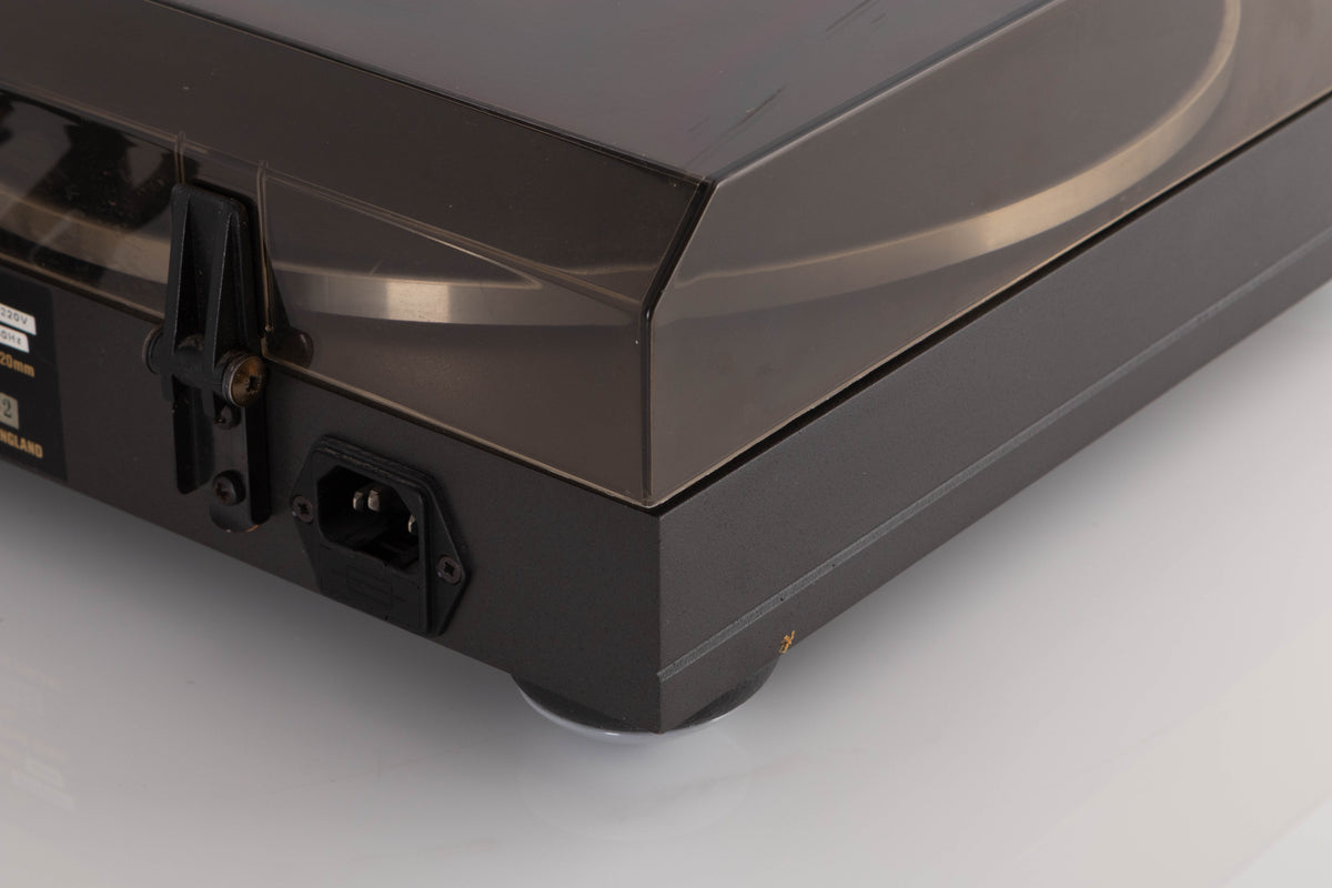 Rear right corner view of a used Mission 775LC Turntable