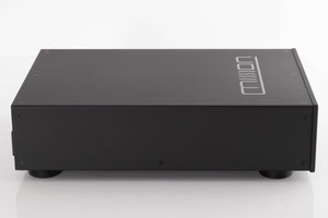 Left side view of a used Mission 778CDT CD Transport in a Black finish