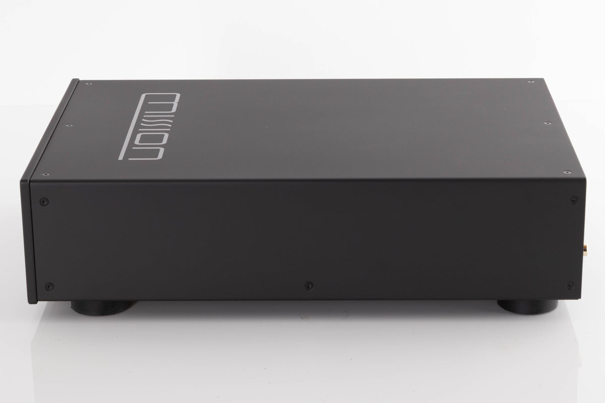 Right side view of a used Mission 778CDT CD Transport in a Black finish