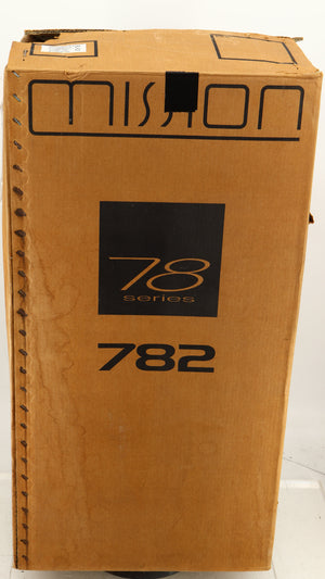Box for a used Mission 782 Floorstanding Speaker in a black finish