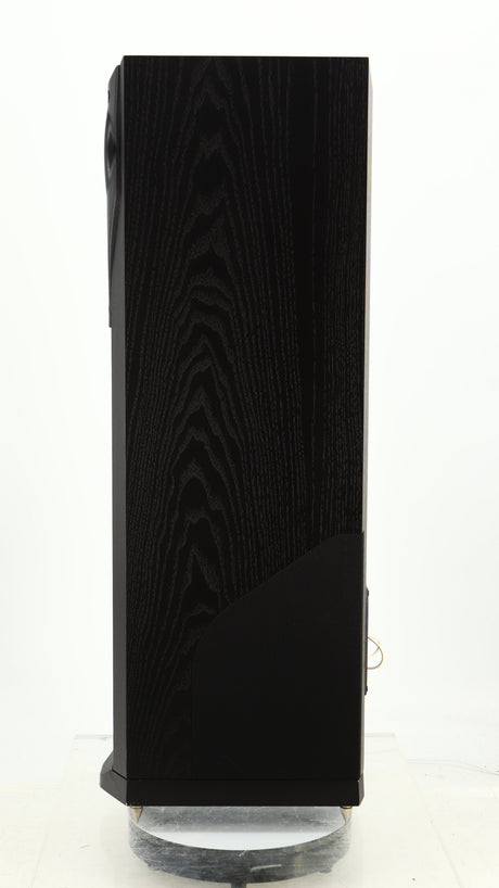 Right side view of a used Mission 782 Floorstanding Speaker in a black finish