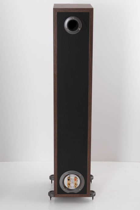Rear view of a used Monitor Audio Bronze BR5 Floorstanding Speaker in Walnut