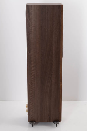 Side view of a used Monitor Audio Bronze BR5 Floorstanding Speaker in Walnut