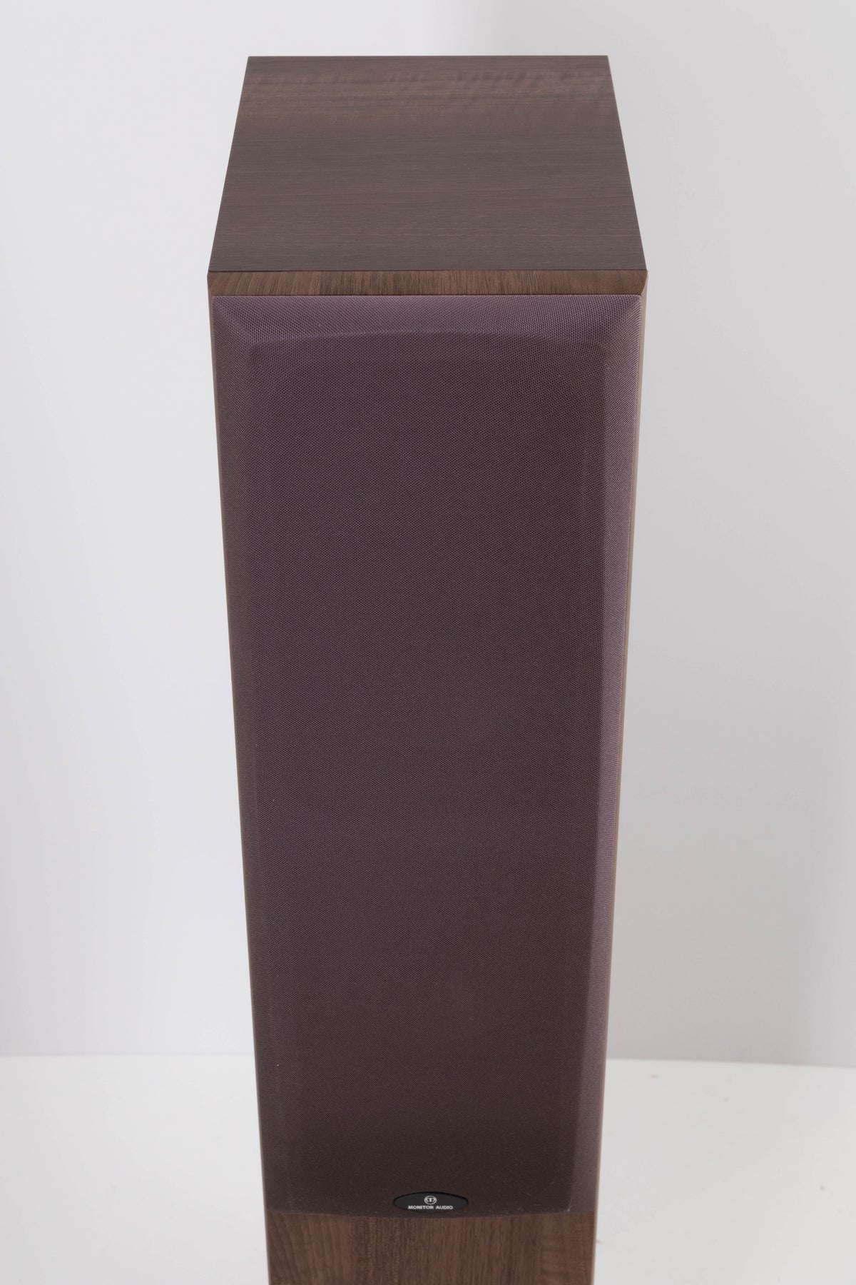 Top view of a used Monitor Audio Bronze BR5 Floorstanding Speaker in Walnut