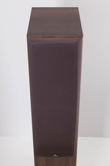 Top view of a used Monitor Audio Bronze BR5 Floorstanding Speaker in Walnut