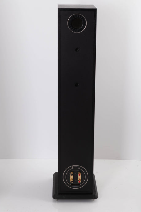 Rear view of a used Monitor Audio Bronze BX5 Floorstanding Speaker in Black Ash