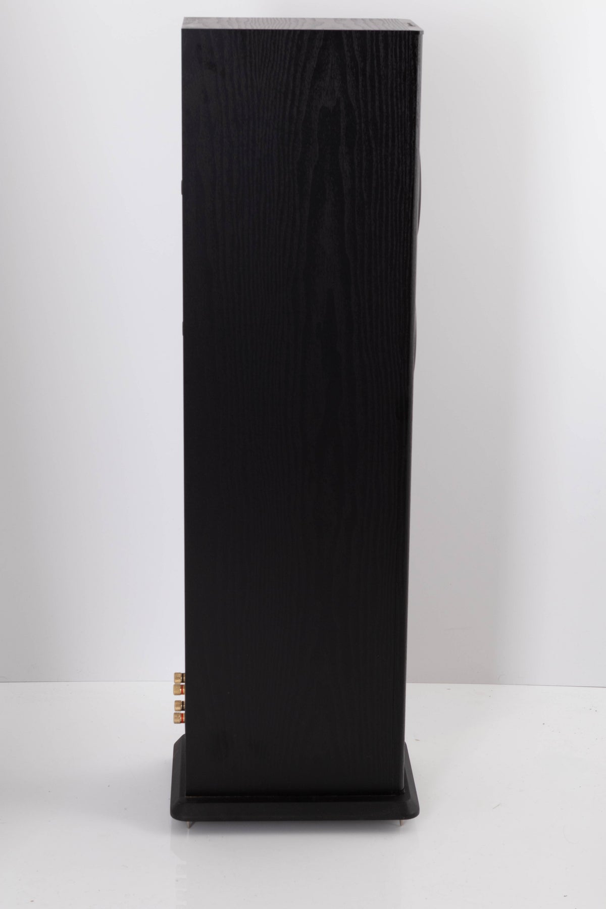 Side view of a used Monitor Audio Bronze BX5 Floorstanding Speaker in Black Ash