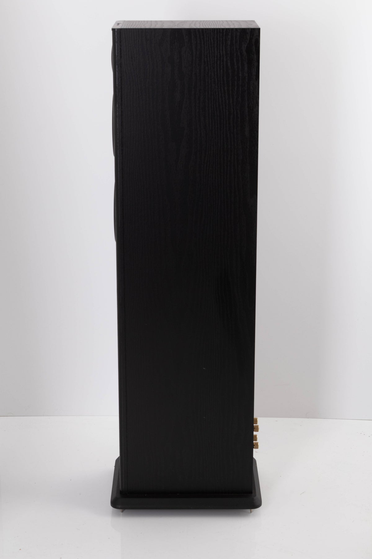 Side view of a used Monitor Audio Bronze BX5 Floorstanding Speaker in Black Ash