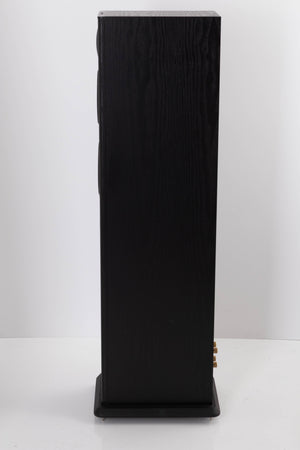 Side view of a used Monitor Audio Bronze BX5 Floorstanding Speaker in Black Ash