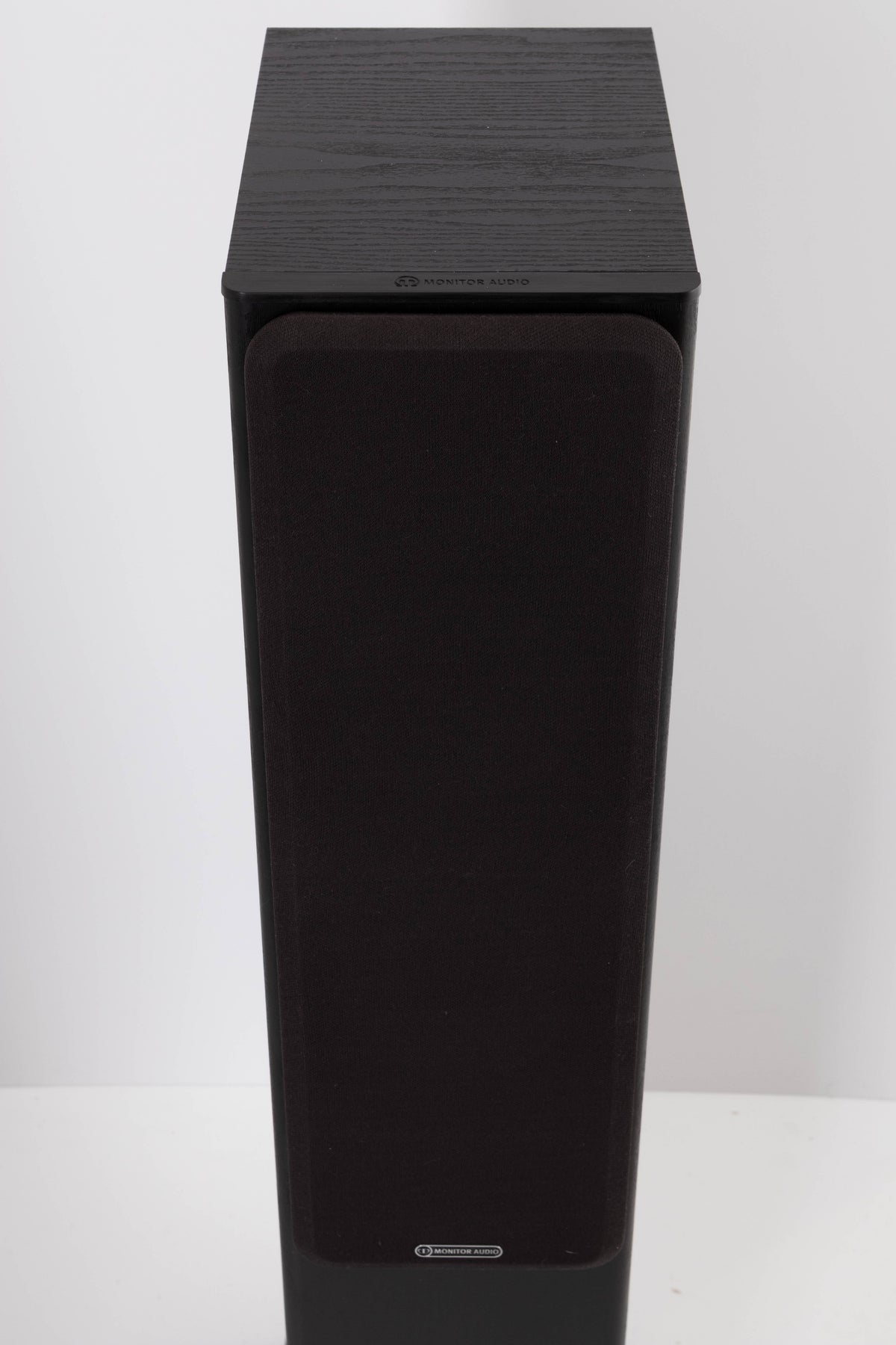 Top view of a used Monitor Audio Bronze BX5 Floorstanding Speaker in Black Ash