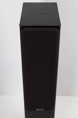 Top view of a used Monitor Audio Bronze BX5 Floorstanding Speaker in Black Ash