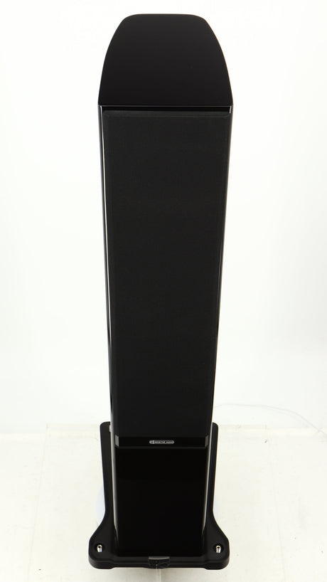 Top of a used Monitor Audio Gold 200 4G Floorstanding Speaker in a gloss black finish