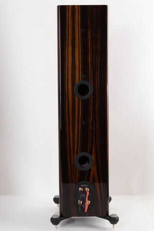 Rear view of a used Monitor Audio Gold 300 Floorstanding Speakers in Piano Ebony