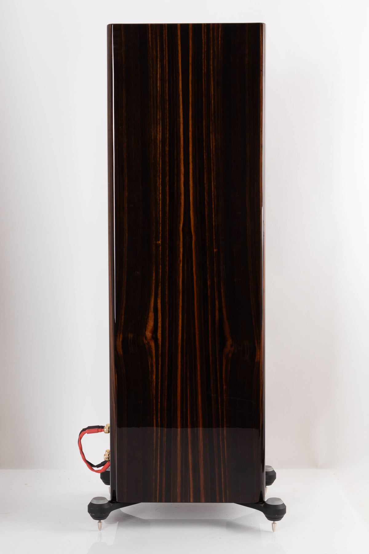 Side view of a used Monitor Audio Gold 300 Floorstanding Speakers in Piano Ebony