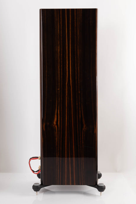 Side view of a used Monitor Audio Gold 300 Floorstanding Speakers in Piano Ebony