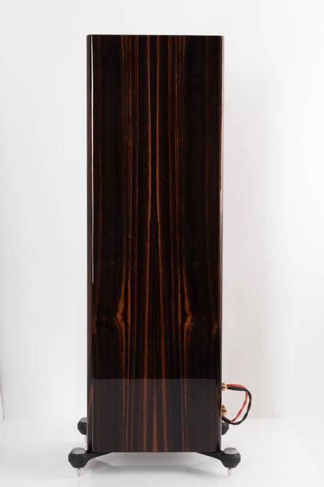 Side view of a used Monitor Audio Gold 300 Floorstanding Speakers in Piano Ebony