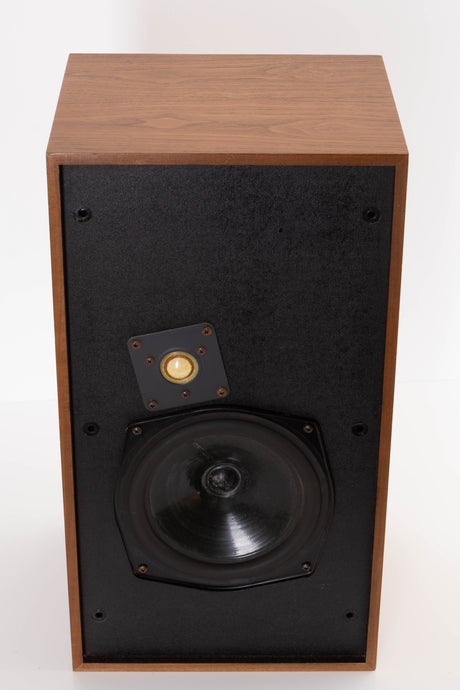 Top of a used Monitor Audio MA5 Series II Standmount Speakers in a Teak finish