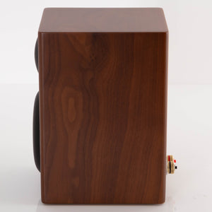 Right side view of a used Monitor Audio Radius 90 Standmount Speaker in a Rosewood finish