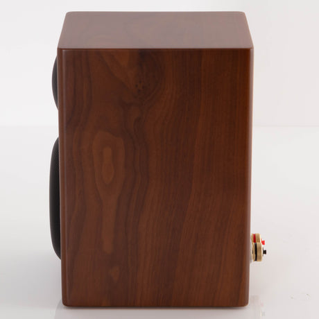 Right side view of a used Monitor Audio Radius 90 Standmount Speaker in a Rosewood finish