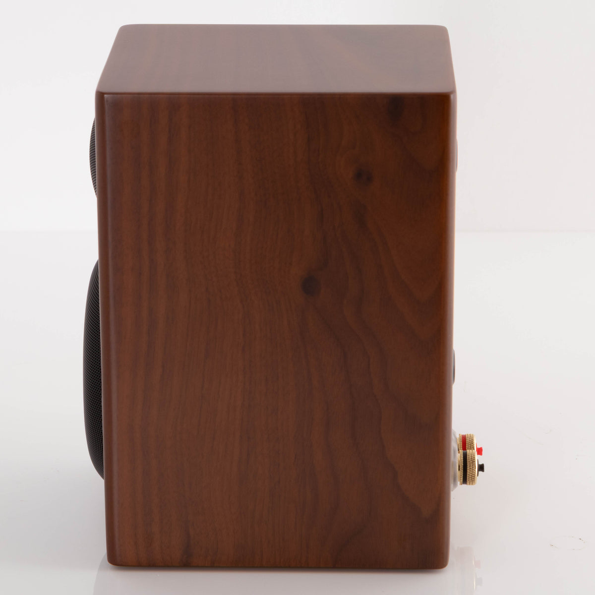 Right side view of a used Monitor Audio Radius 90 Standmount Speaker in a Rosewood finish