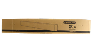 Box for a used Monitor Audio SB-4 Soundbar in a black finish