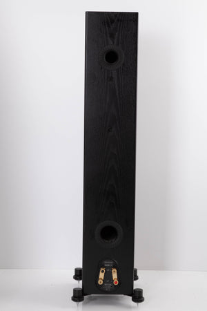Rear view of a used Monitor Audio Silver 200 Floorstanding Speaker in Black Oak