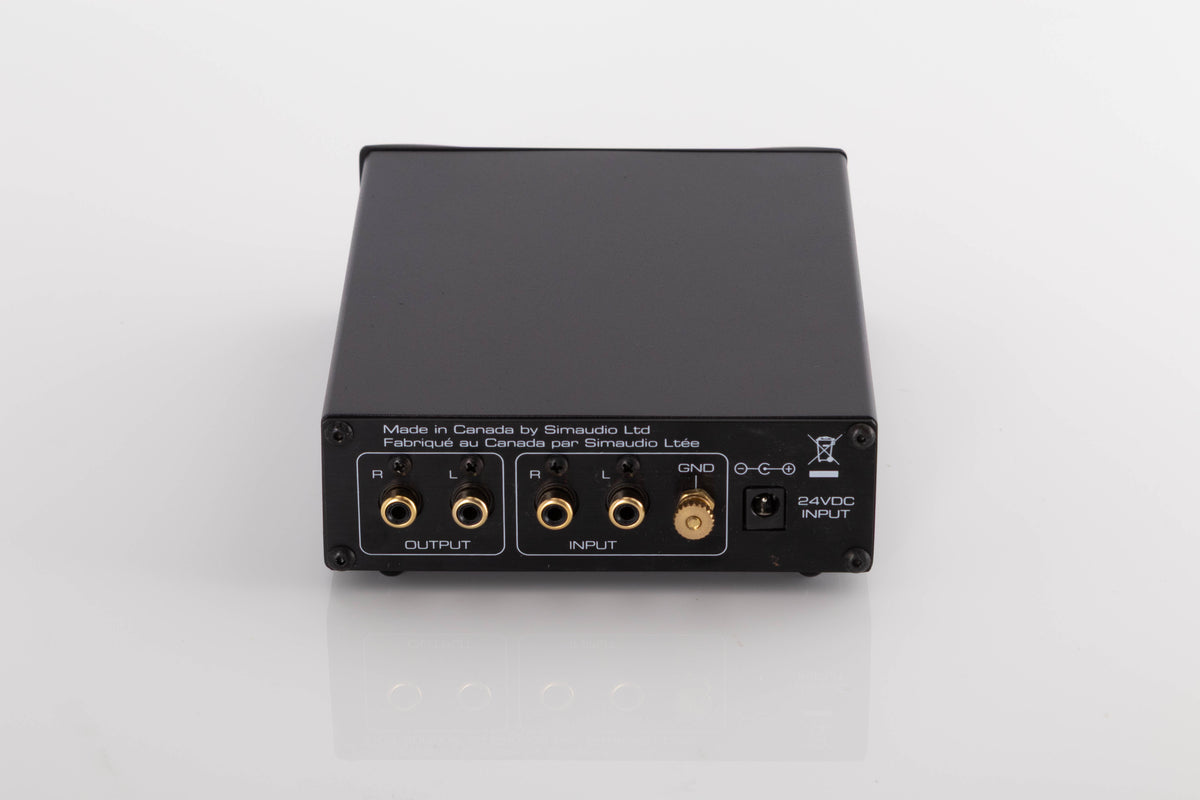 Rear view of a used Moon 110LP v2 Phonostage