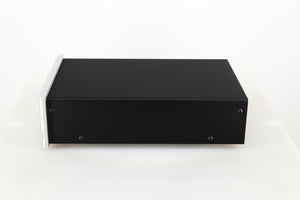 Right side view of a used Moon 310LP Phonostage in a silver finish