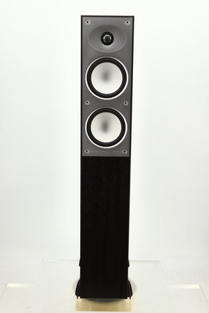 Front view of a used Mordaunt Short Avant 908 Floorstanding Speaker in Black