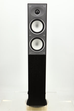 Front view of a used Mordaunt Short Avant 908 Floorstanding Speaker in Black