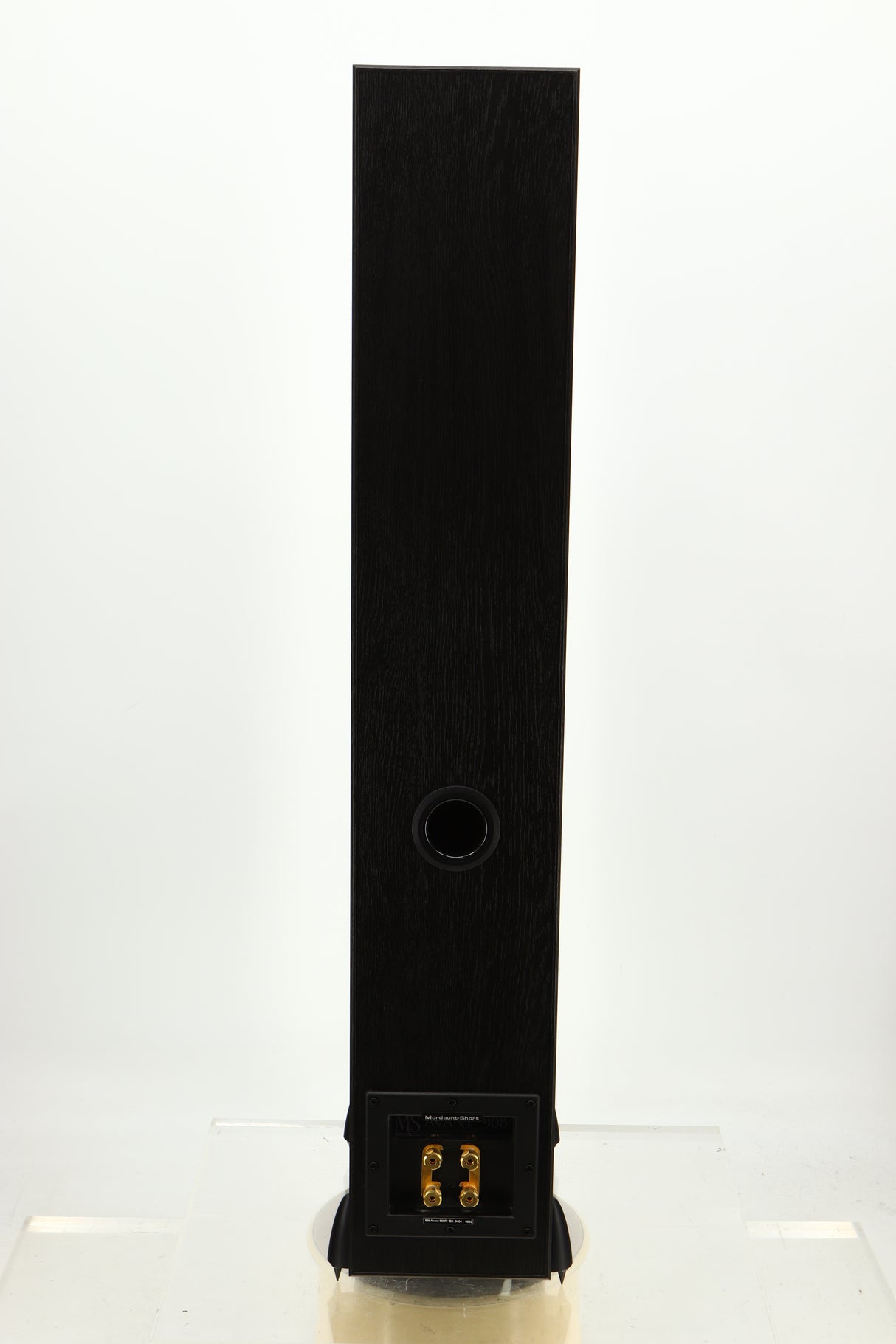 Rear view of a used Mordaunt Short Avant 908 Floorstanding Speaker in Black
